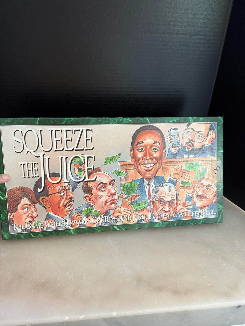 Vintage Squeeze The Juice Board Game OJ Simpson